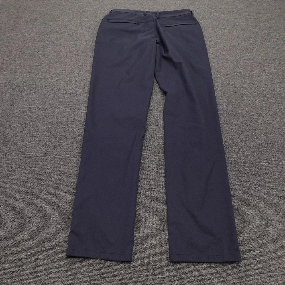Jack Archer Pants Mens 34x34 Deep Blue Microfiber Chino Straight Leg Casual